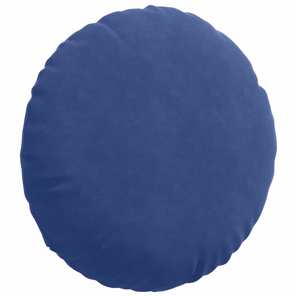 Sædepuder 2 pcs Politi blå Ø60 x 21 cm Fløjl