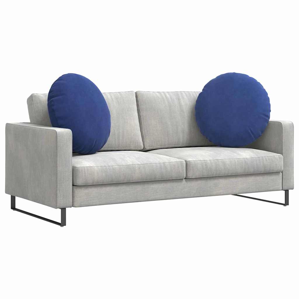 Sædepuder 2 pcs Politi blå Ø60 x 21 cm Fløjl