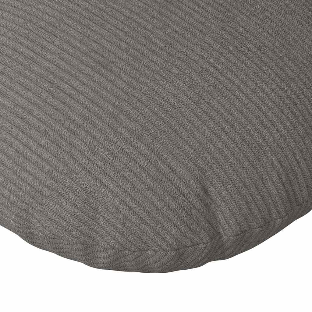 Sædepuder 2 pcs Lysegrå Ø60 x 21 cm Velourstof
