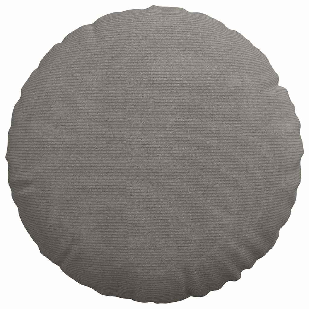 Sædepuder 2 pcs Lysegrå Ø60 x 21 cm Velourstof