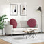 Sædepuder 2 pcs Vinrød Ø80 x 29 cm Stof