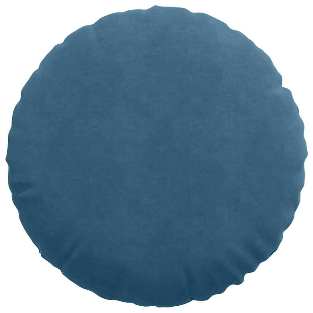 Sædepuder 2 pcs Blå Ø 80 x 29 cm Fløjl