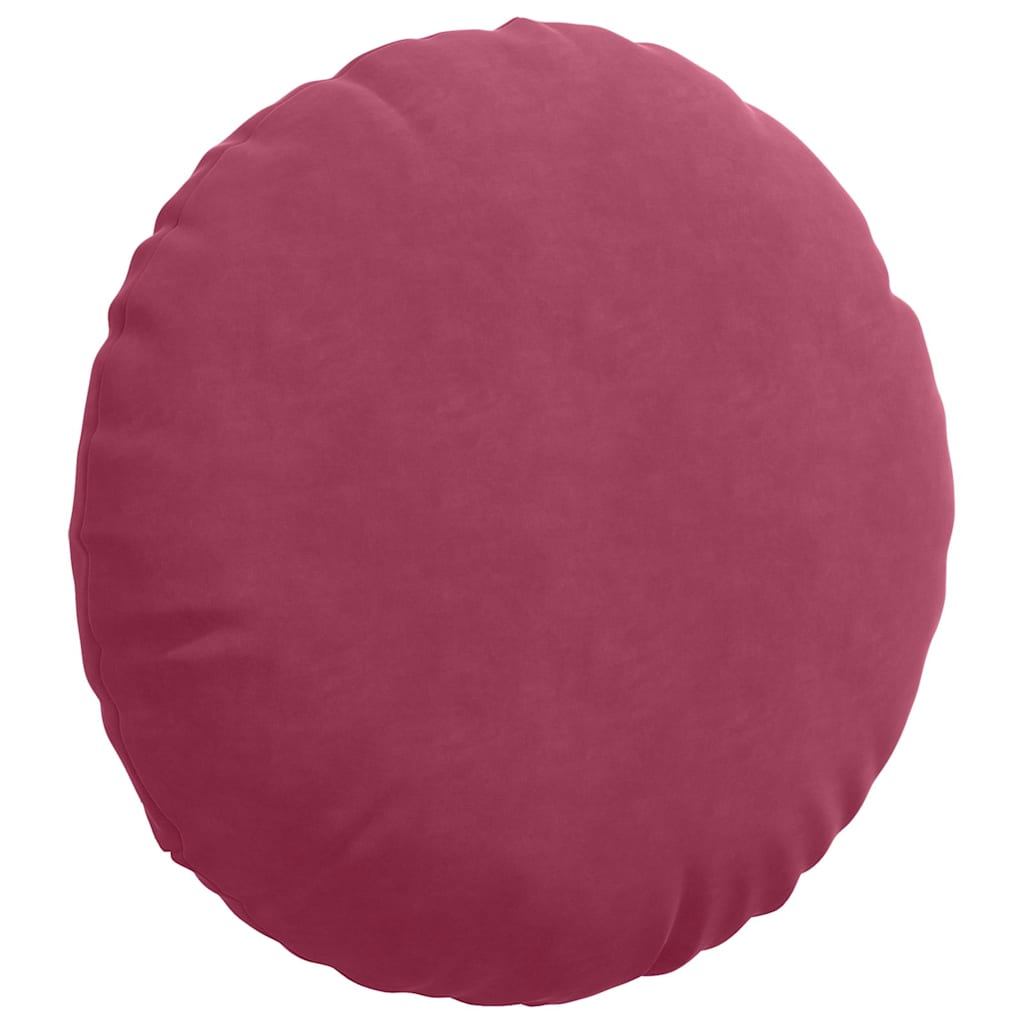 Sædepuder 2 pcs Vinrød Ø 80 x 29 cm Fløjl