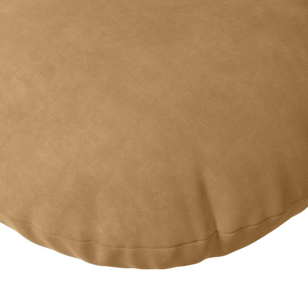 Sædepuder 2 pcs Brun Ø 80 x 29 cm Fløjl