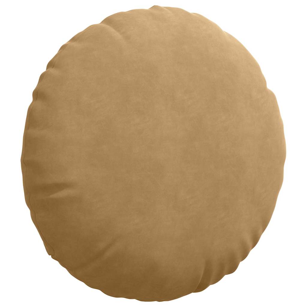 Sædepuder 2 pcs Brun Ø 80 x 29 cm Fløjl