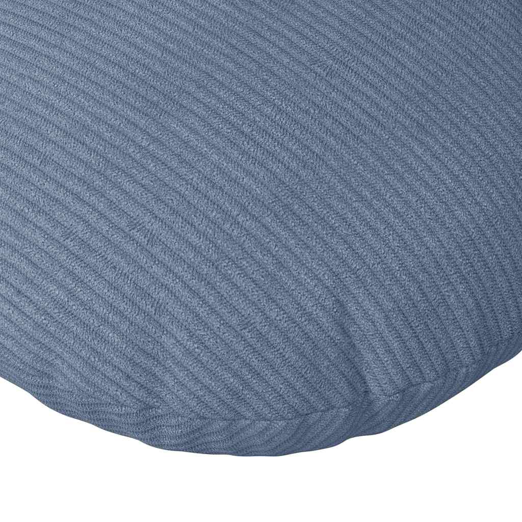 Sædepuder 2 pcs Blå Ø 80 cm Velourstof