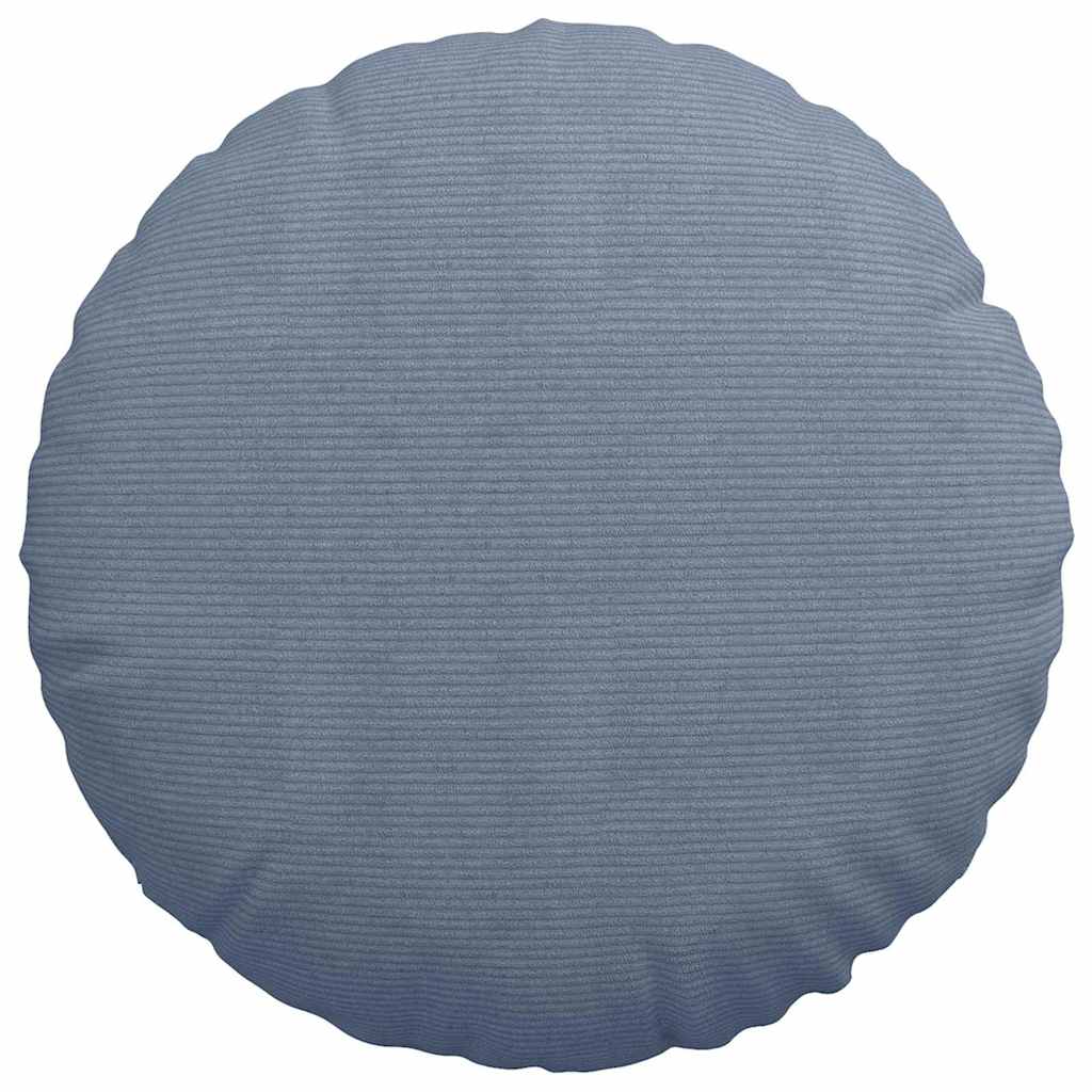 Sædepuder 2 pcs Blå Ø 80 cm Velourstof