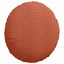 Sædepuder 2 pcs Rød orange Ø 80 cm Velourstof