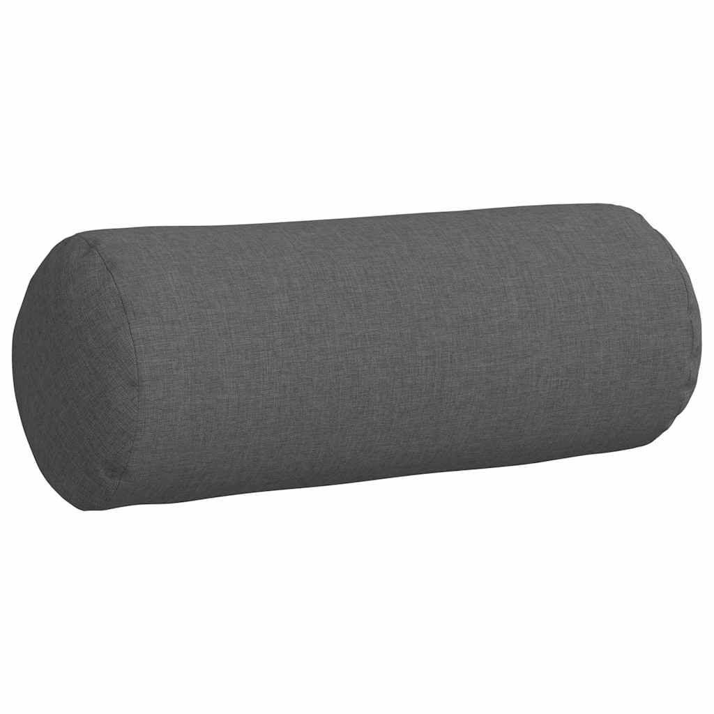 Bolsterpuder 2 pcs Mørkegrå Ø 15 x 40 cm Stof