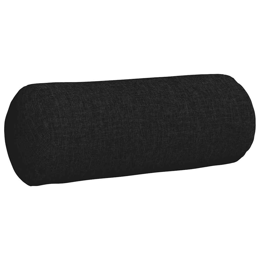 Bolsterpuder 2 pcs Sort Ø 15 x 40 cm Stof