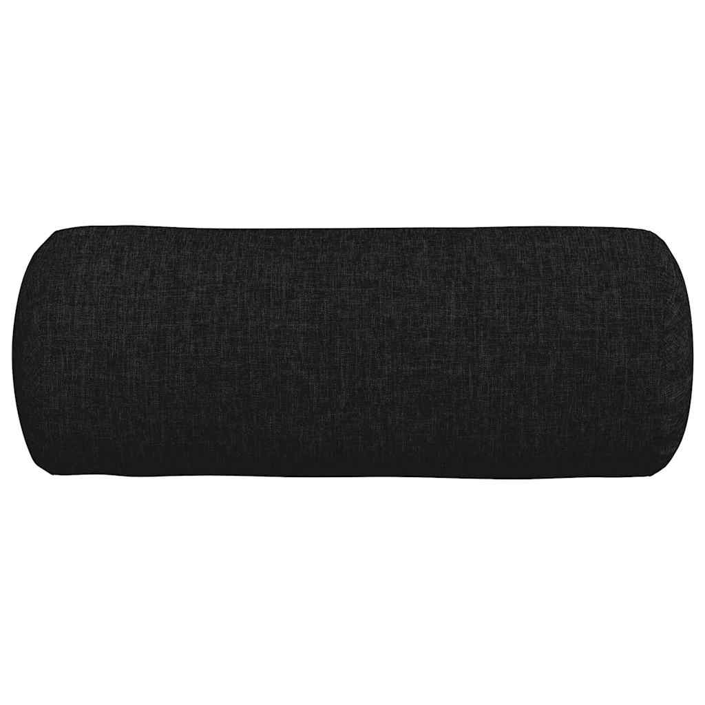 Bolsterpuder 2 pcs Sort Ø 15 x 40 cm Stof