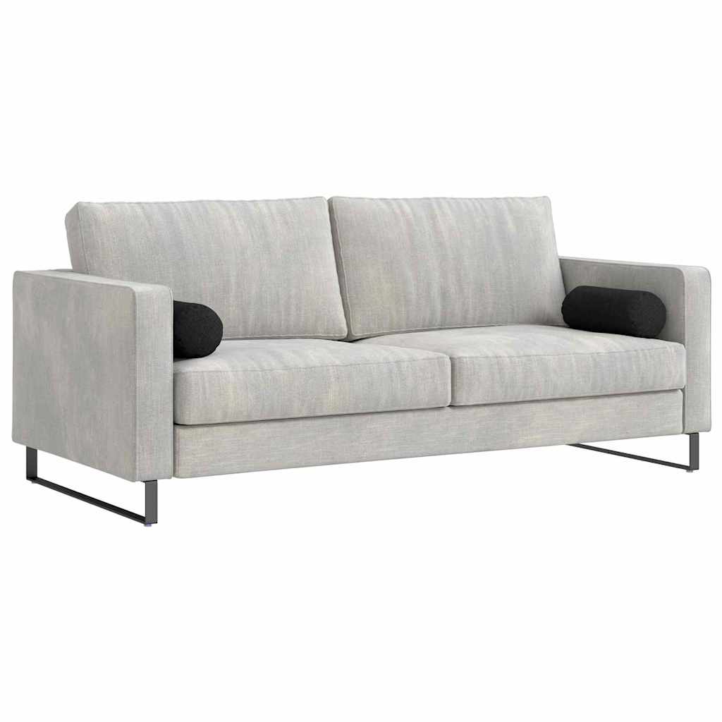 Bolsterpuder 2 pcs Sort Ø 15 x 40 cm Stof