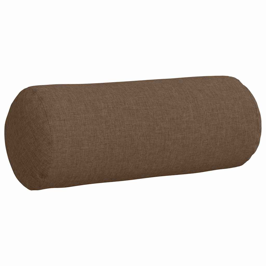 Bolsterpuder 2 pcs Brun Ø 15 x 40 cm Stof