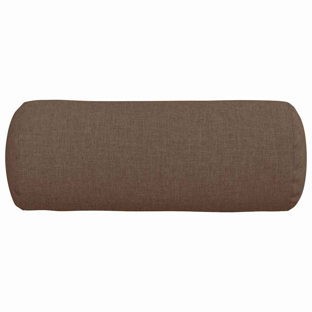 Bolsterpuder 2 pcs Brun Ø 15 x 40 cm Stof