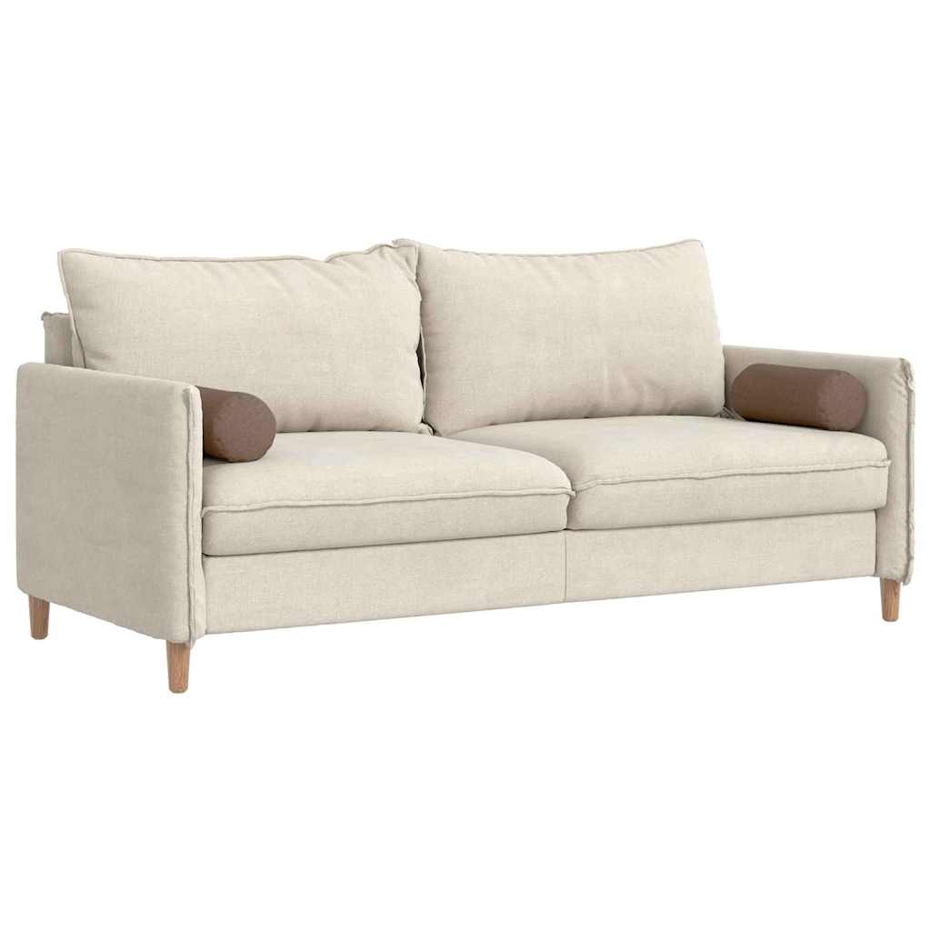 Bolsterpuder 2 pcs Brun Ø 15 x 40 cm Stof