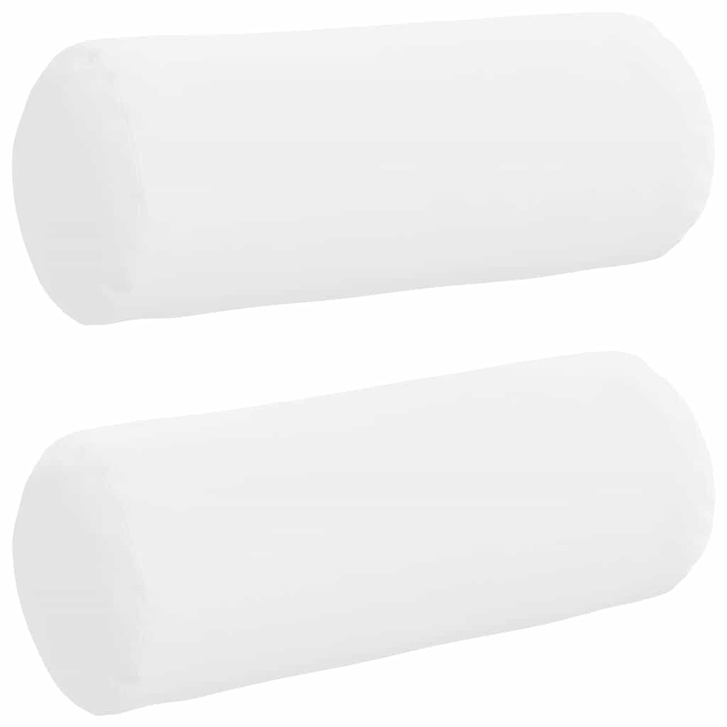Bolsterpuder 2 pcs Hvid Ø 15 x 40 cm Stof