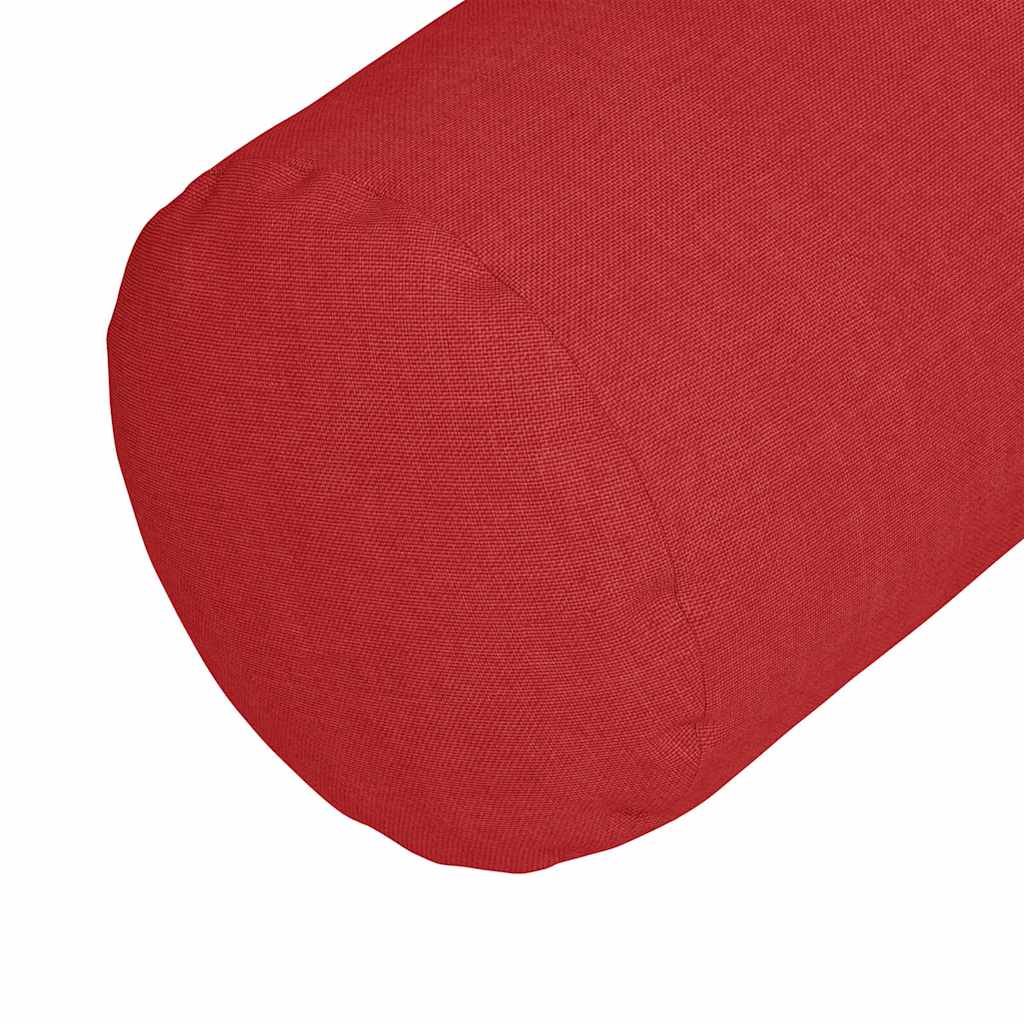 Bolsterpuder 2 pcs Rød Ø 15 x 40 cm Stof