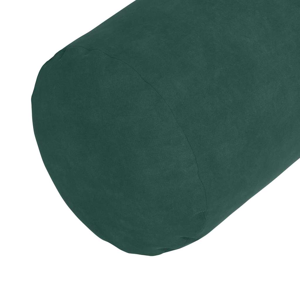 Bolsterpuder 2 pcs Mørkegrøn Ø 15 x 40 cm Velourstof
