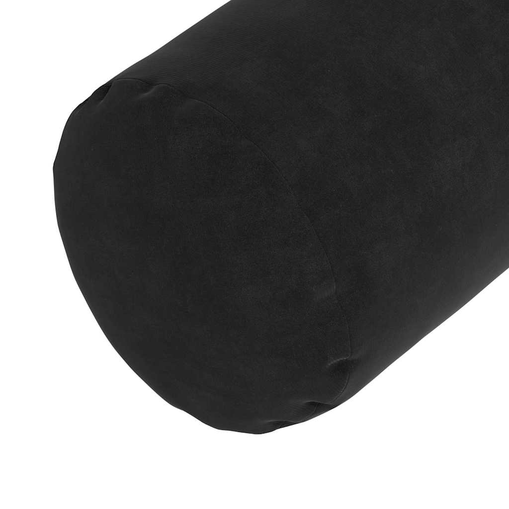 Bolsterpuder 2 pcs Sort Ø 15 x 40 cm Velourstof