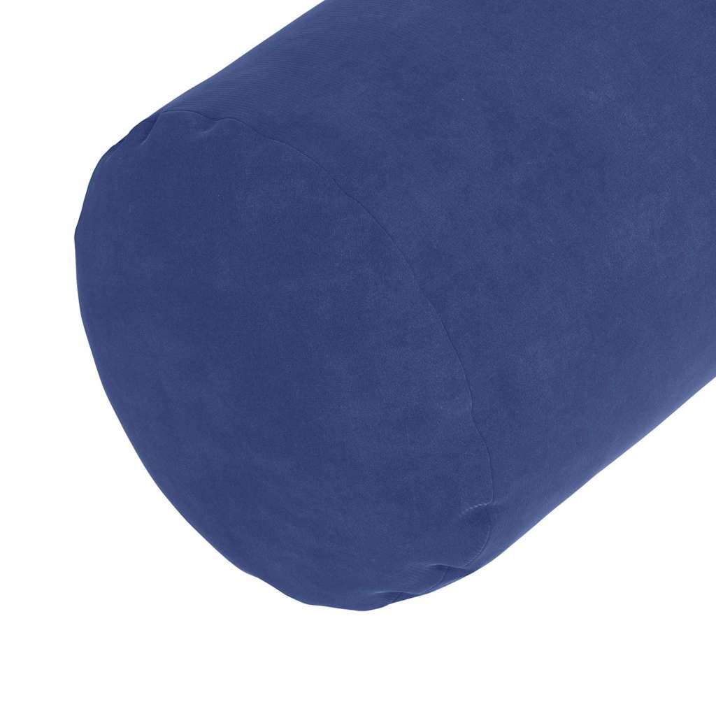 Bolsterpuder 2 pcs Politi blå Ø 15 x 40 cm Velourstof