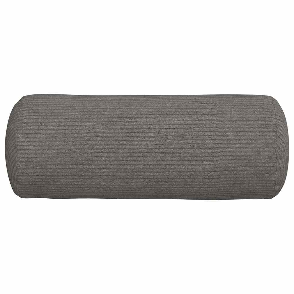 Bolsterpuder 2 pcs Lysegrå Ø 15 x 40 cm Velourstof