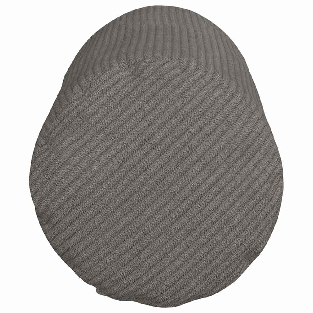 Bolsterpuder 2 pcs Lysegrå Ø 15 x 40 cm Velourstof