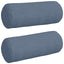 Bolsterpuder 2 pcs Blå Ø 15 x 40 cm Velourstof