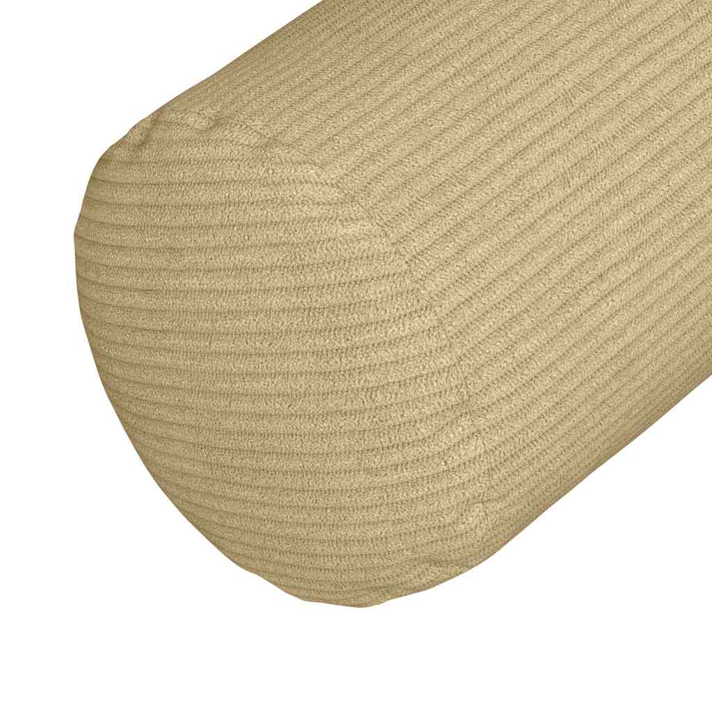 Bolsterpuder 2 pcs Grågrøn Ø 15 x 40 cm Velourstof