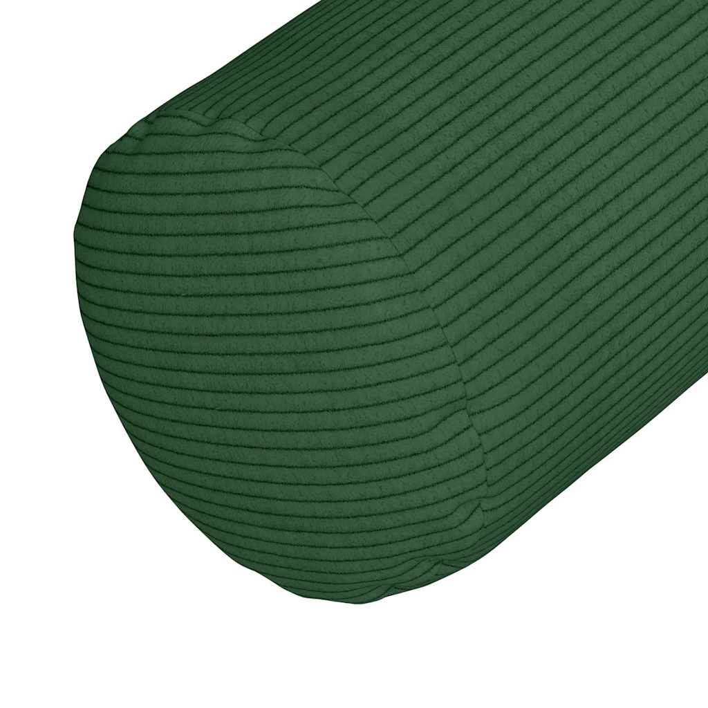 Bolsterpuder 2 pcs Mørkegrøn Ø 15 x 40 cm Velourstof