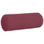 Bolsterpuder 2 pcs Vinrød Ø 25 x 70 cm Stof