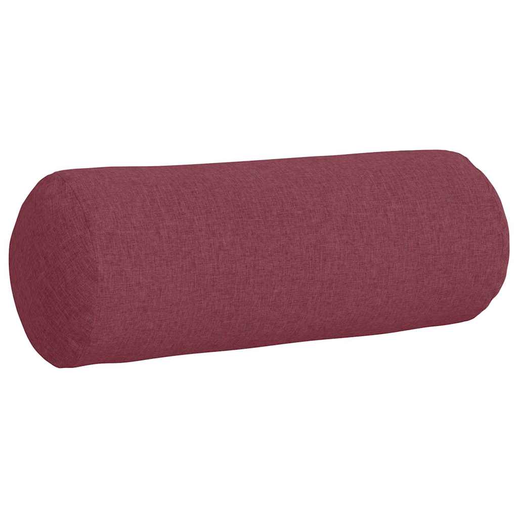 Bolsterpuder 2 pcs Vinrød Ø 25 x 70 cm Stof