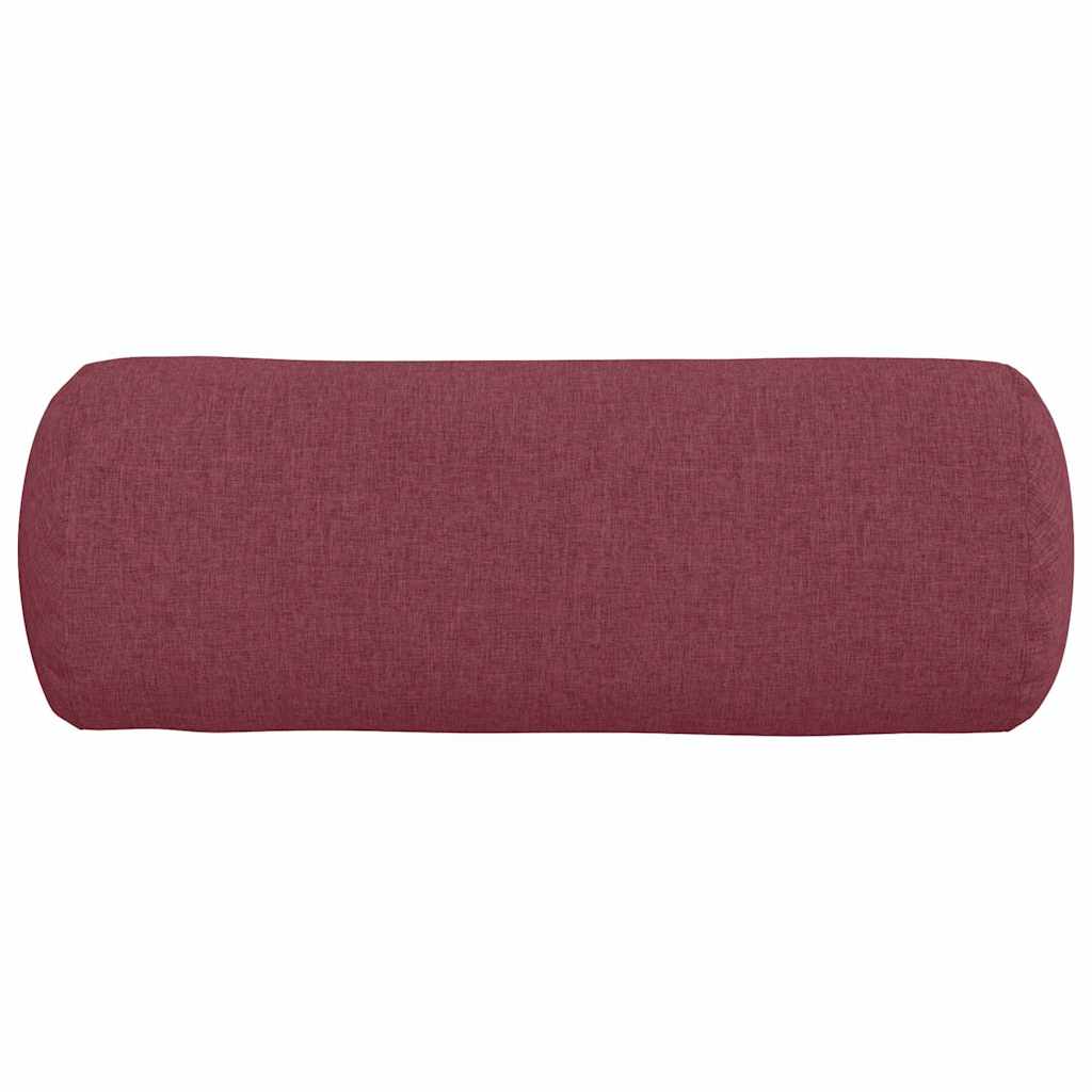 Bolsterpuder 2 pcs Vinrød Ø 25 x 70 cm Stof