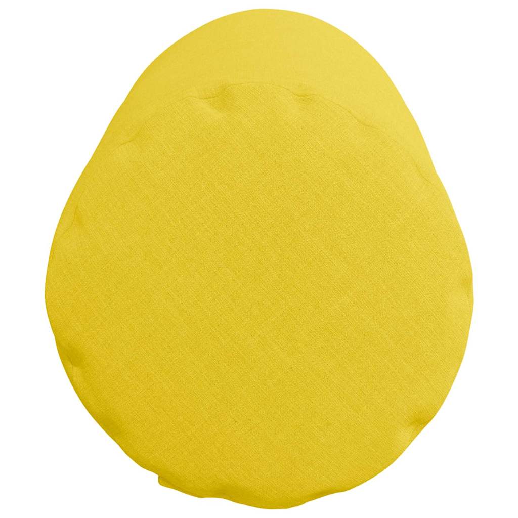 Bolsterpuder 2 pcs Lys Gul Ø 25 x 70 cm Stof