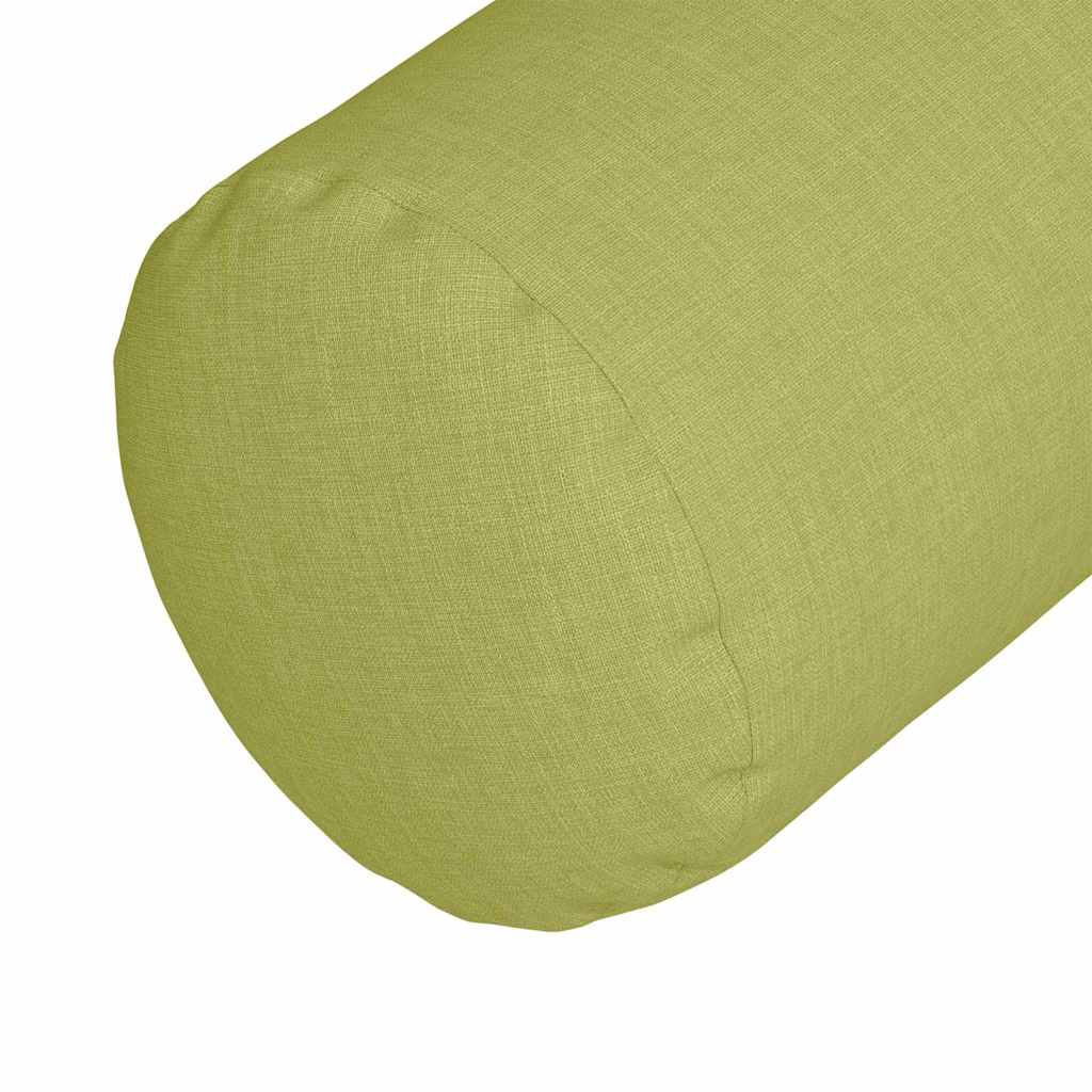 Bolsterpuder 2 pcs Lys grøn Ø 25 x 70 cm Stof