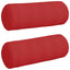 Bolsterpuder 2 pcs Rød Ø 25 x 70 cm Stof