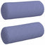 Bolsterpuder 2 pcs Jeans blå Ø 25 x 70 cm Stof