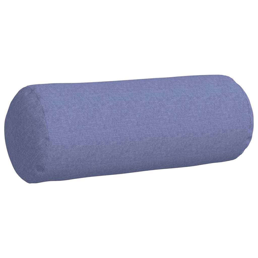 Bolsterpuder 2 pcs Jeans blå Ø 25 x 70 cm Stof