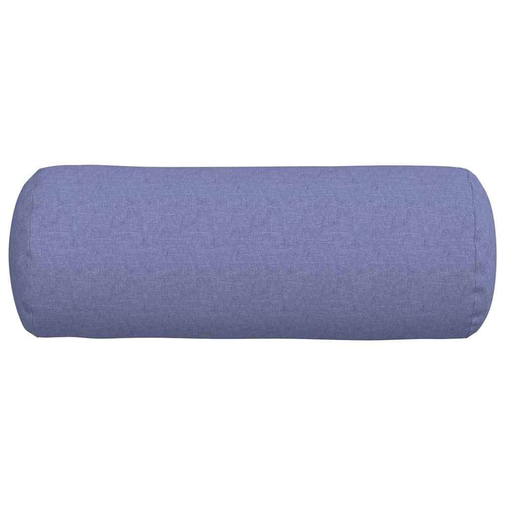 Bolsterpuder 2 pcs Jeans blå Ø 25 x 70 cm Stof