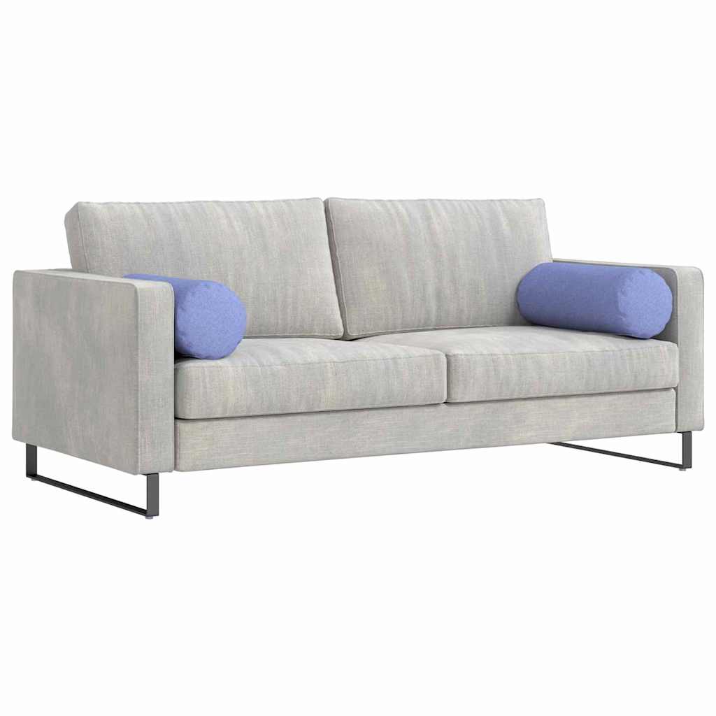 Bolsterpuder 2 pcs Jeans blå Ø 25 x 70 cm Stof