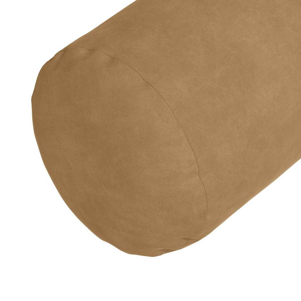 Bolsterpuder 2 pcs Brun Ø 25 x 70 cm Velourstof