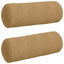Bolsterpuder 2 pcs Brun Ø 25 x 70 cm Velourstof