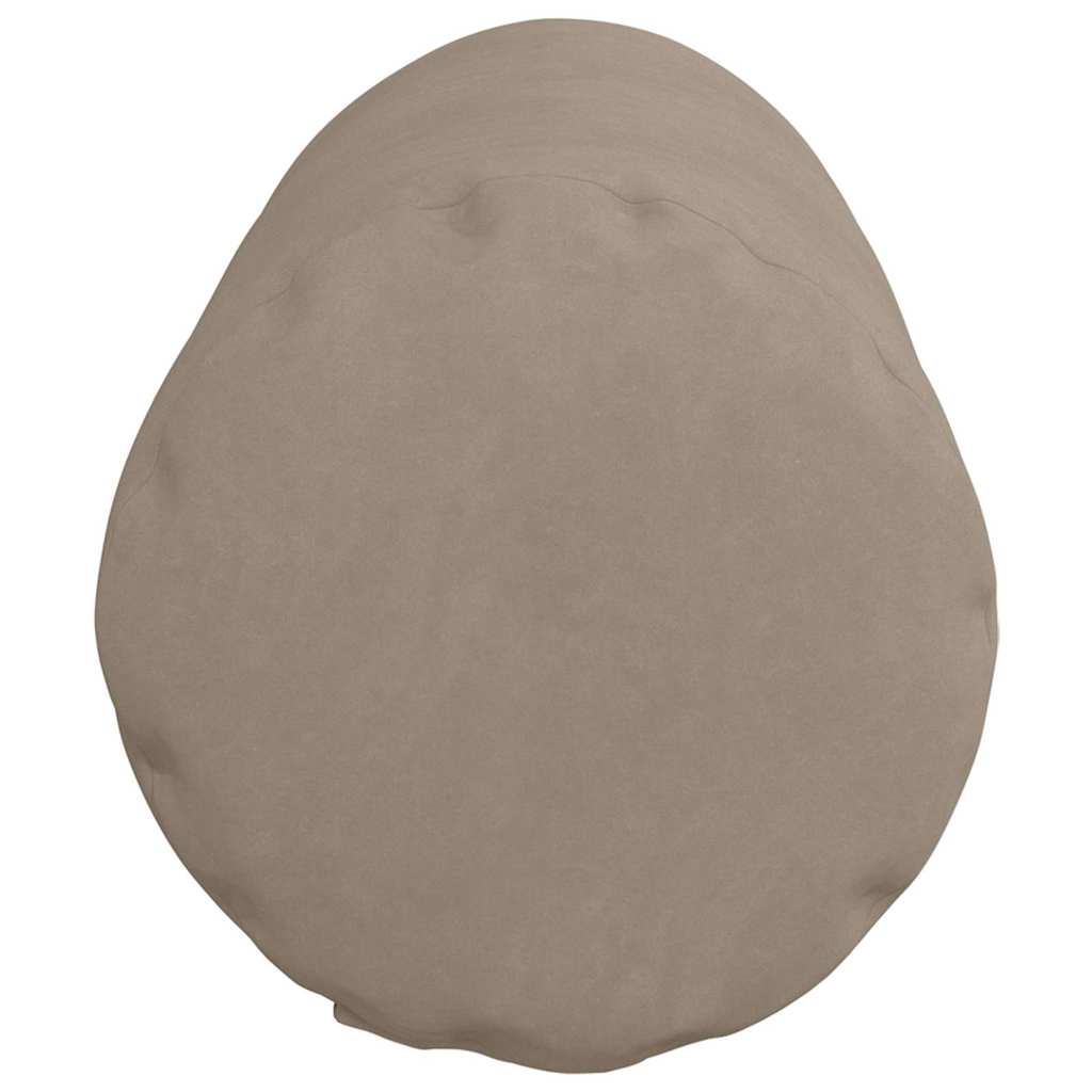 Bolsterpuder 2 pcs Gråbrun Ø 25 x 70 cm Mikrofiberstof