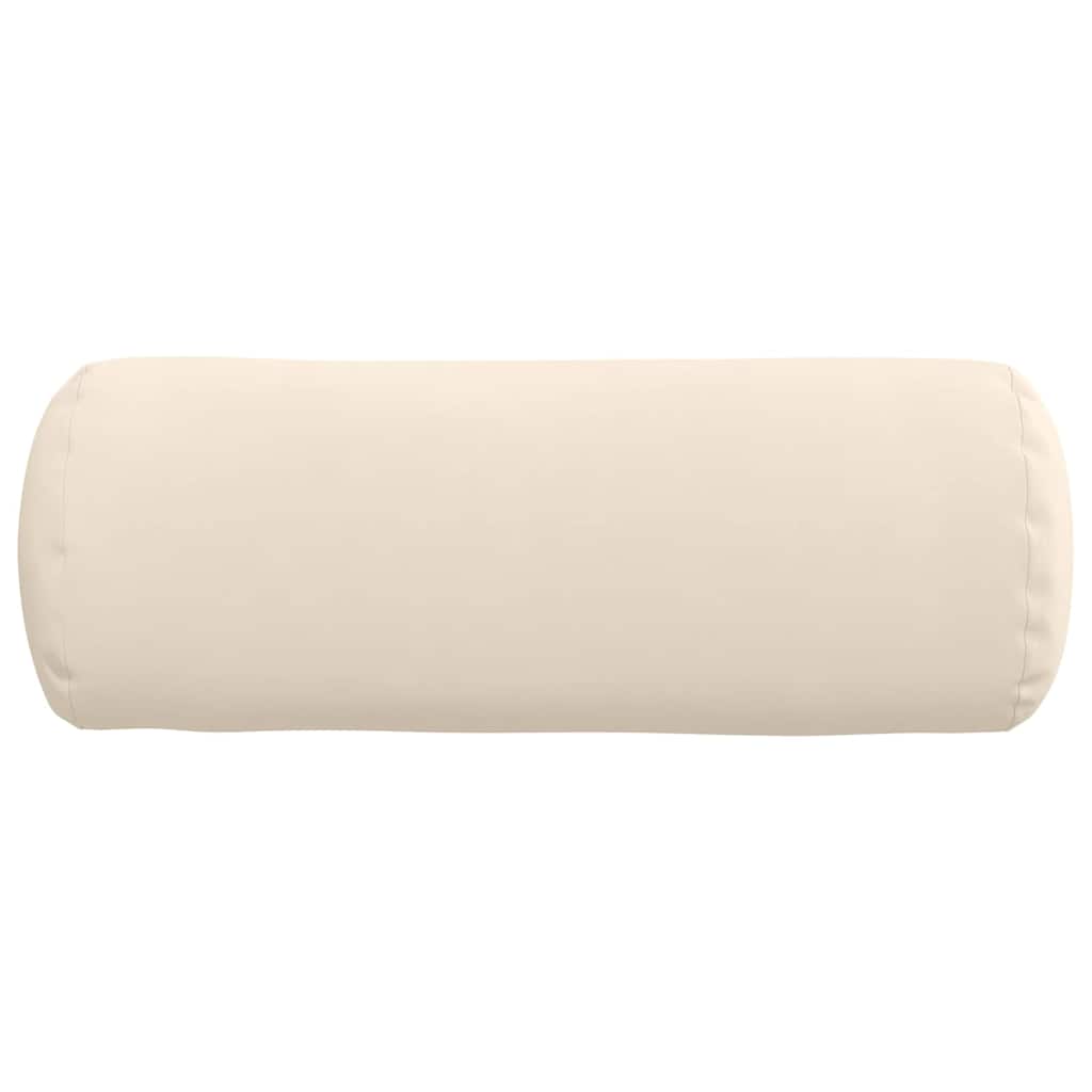 Bolsterpuder 2 pcs Beige Ø 25 x 70 cm Mikrofiberstof