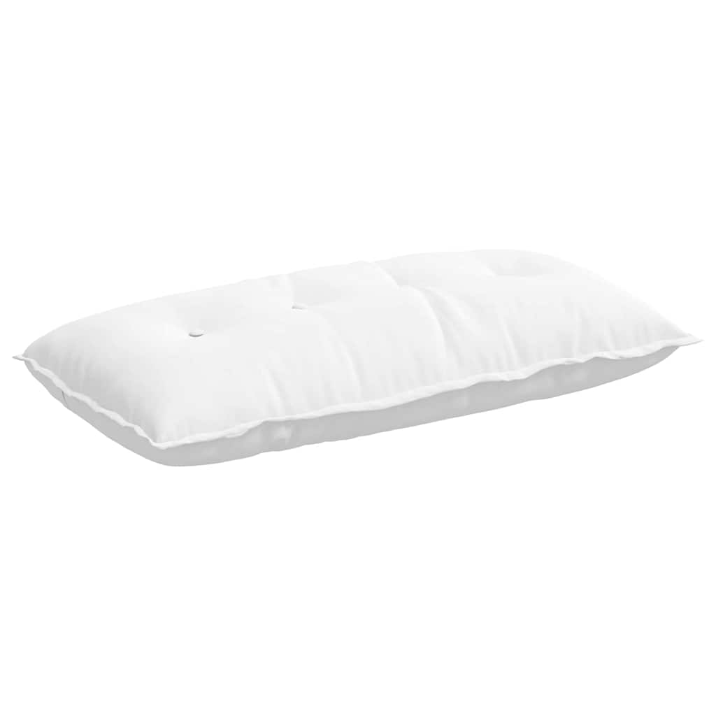 Rygpude Hvid 100 x 19 x 50 cm Stof