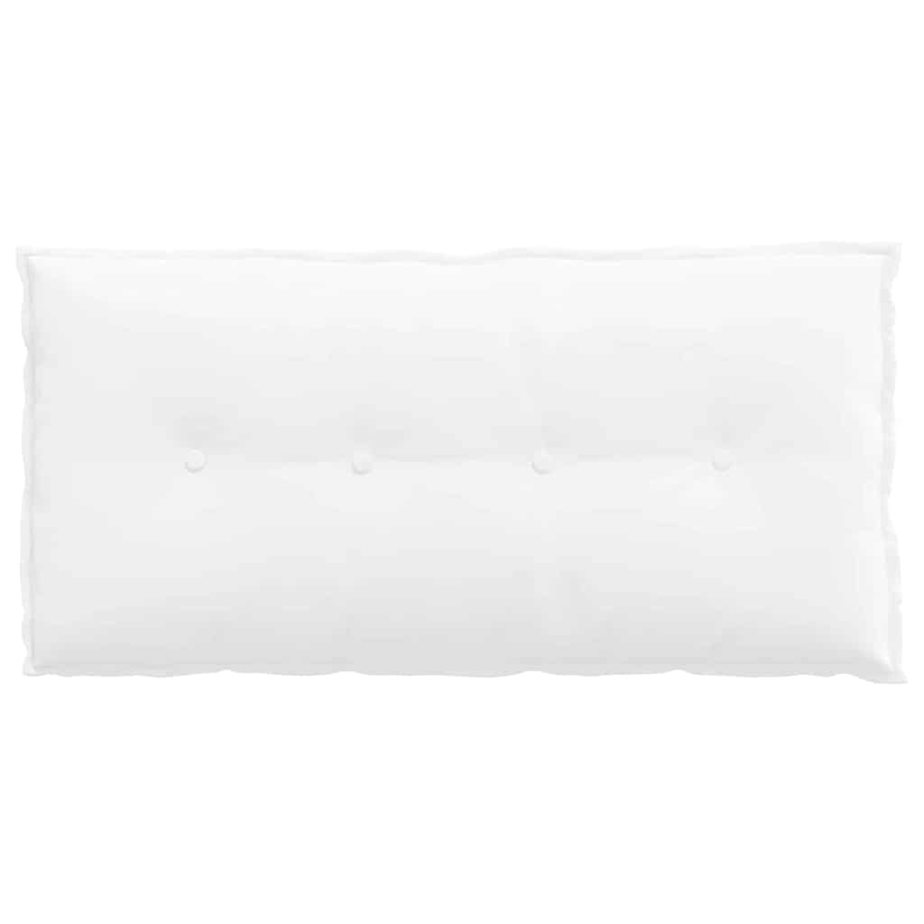 Rygpude Hvid 100 x 19 x 50 cm Stof