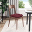 Sædepuder 4 pcs Vinrød 40 x 40 x 12 cm Stof
