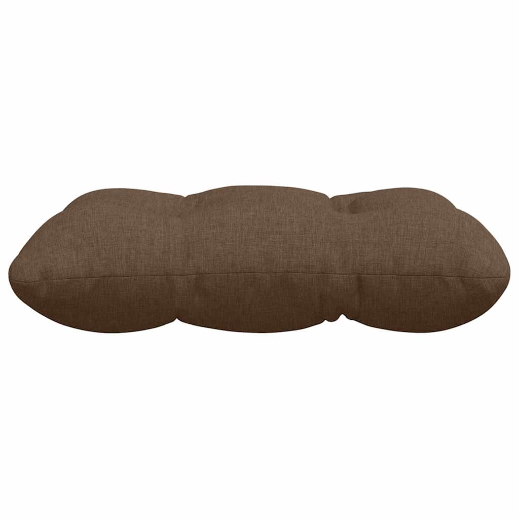Sædepuder 4 pcs Brun 40 x 40 x 12 cm Stof