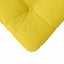 Sædepuder 4 pcs Lys Gul 40 x 40 x 12 cm Stof