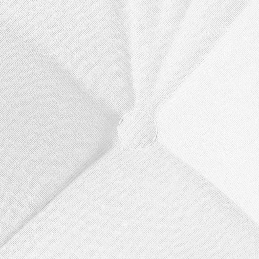 Sædepuder 4 pcs Hvid 40 x 40 x 12 cm Stof