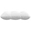 Sædepuder 4 pcs Hvid 40 x 40 x 12 cm Stof